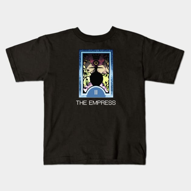 The Empress Arcana Tarot Card Kids T-Shirt by loveandlive